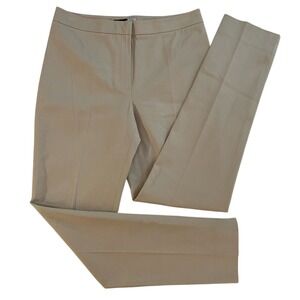 Saks Fifth Avenue Sport Women's Dress Pants Size 6 Beige Pleated High Rise
